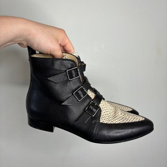 Jimmy Choo Python Marlin Texture Boot - Picture 3 of 10